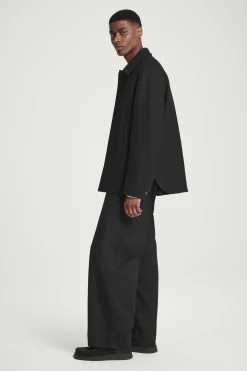 Hot COS ZAMSZOWE TRZEWIKI TYPU DESERT BOOTS Czarny