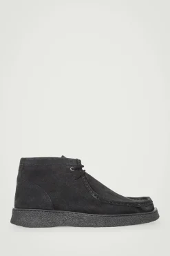 Hot COS ZAMSZOWE TRZEWIKI TYPU DESERT BOOTS Czarny