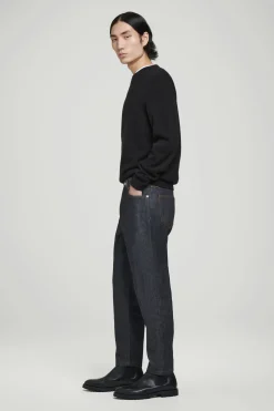 Outlet COS ZWĘŻANE JEANSY MARGIN Z SUROWEGO DENIMU Z KRAJĄ Indygo