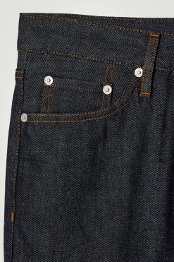 Outlet COS ZWĘŻANE JEANSY MARGIN Z SUROWEGO DENIMU Z KRAJĄ Indygo