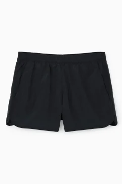 Clearance COS ZWIJANE SZORTY KĄPIELOWE Granatowy